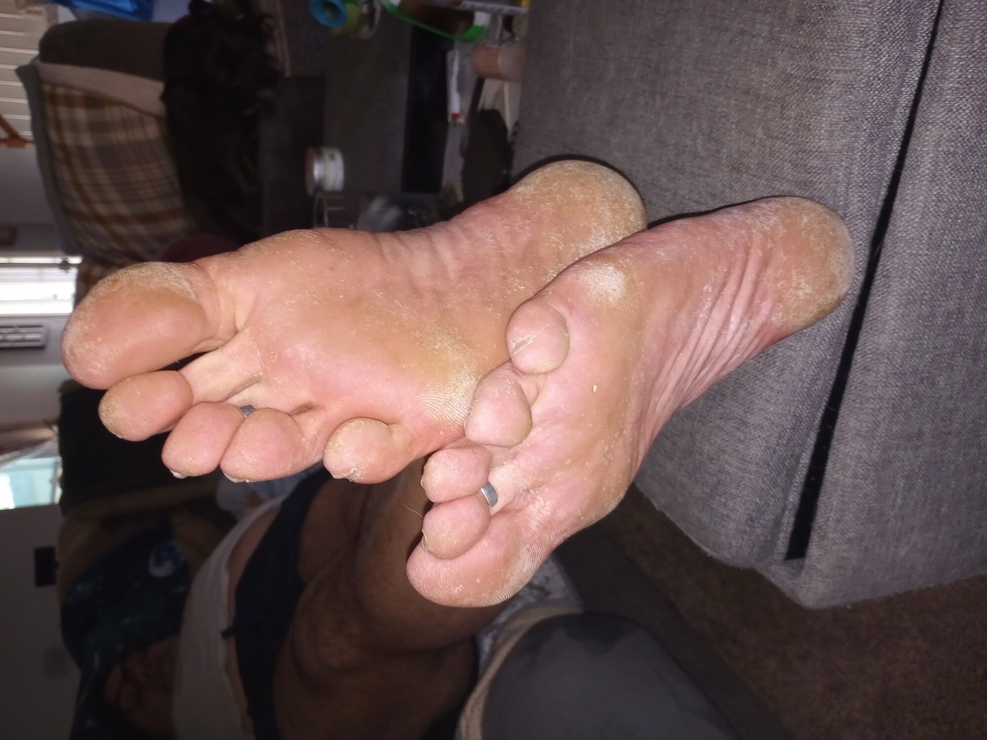 My rough Dirty Male Feet #7