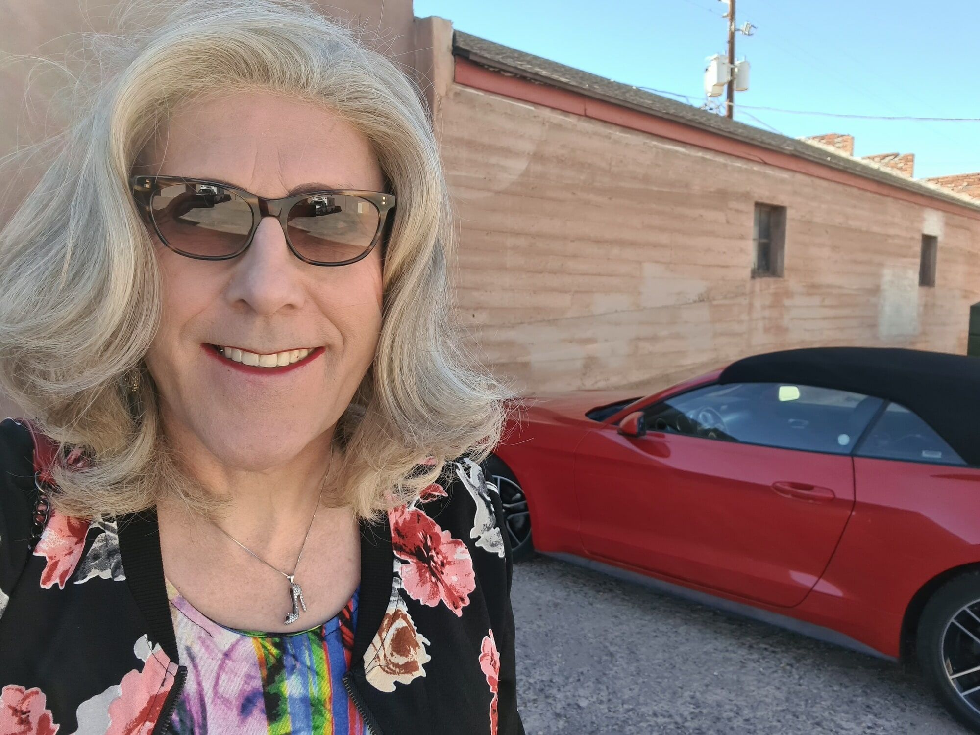 Desert Mustang Lady, Samantha visits Winslow Arizona #2