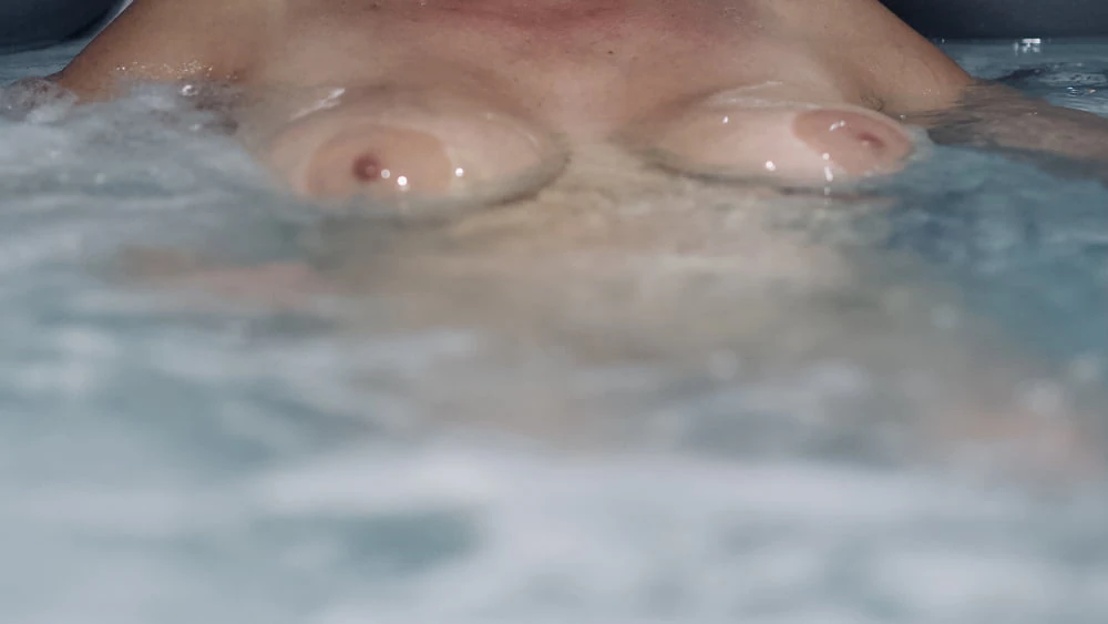 Slut wife in jacuzzi show her big boobs and ass french bitch #42