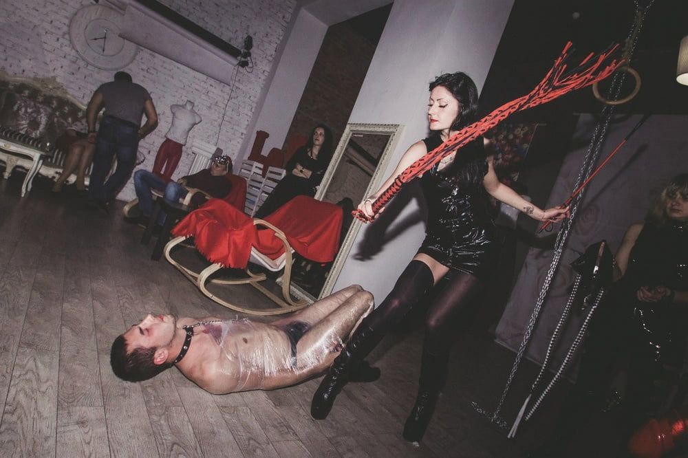 Have a fun evening with slaves #3