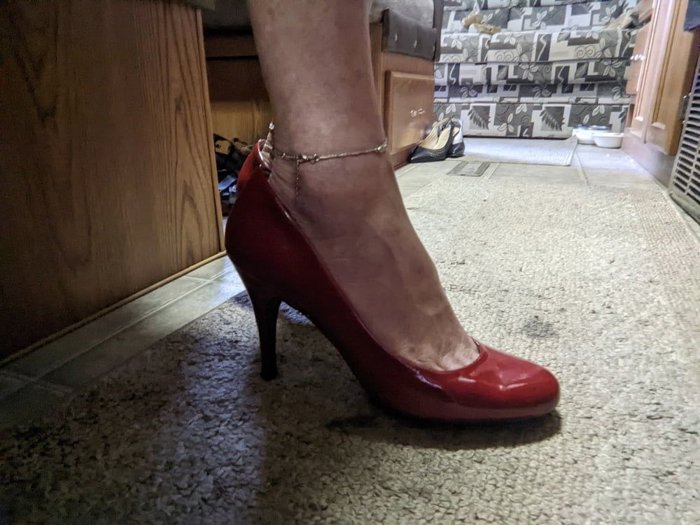 high heels - red pumps #19