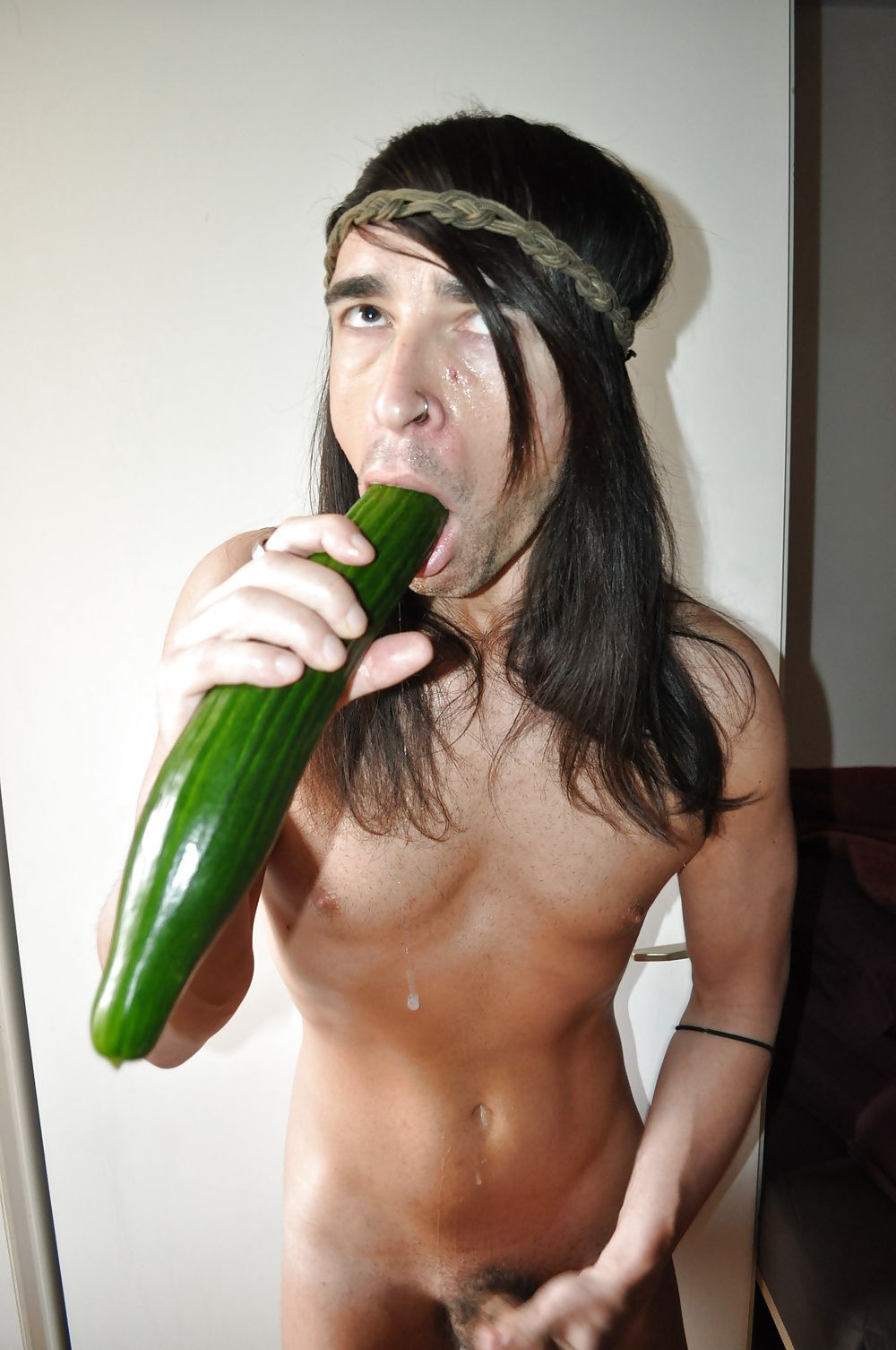 Tygra gets off with two huge cucumbers #28