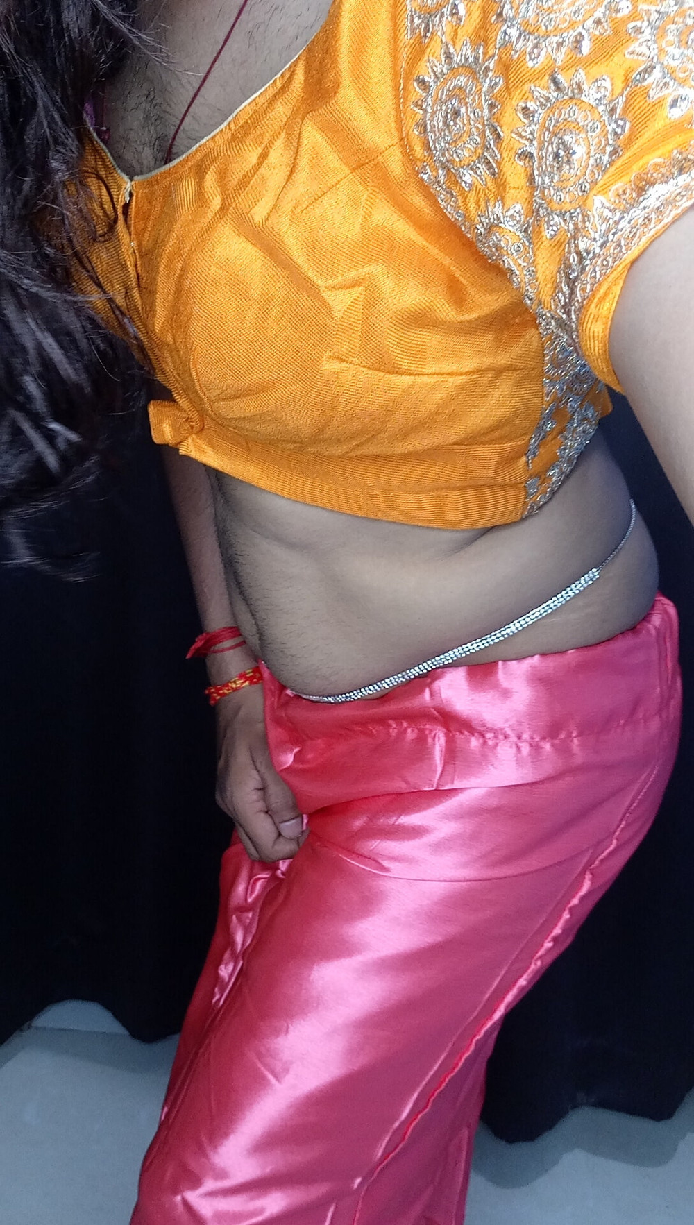 My stepmom last night wear this saree  #52