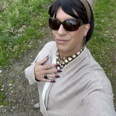 Walking in the woods