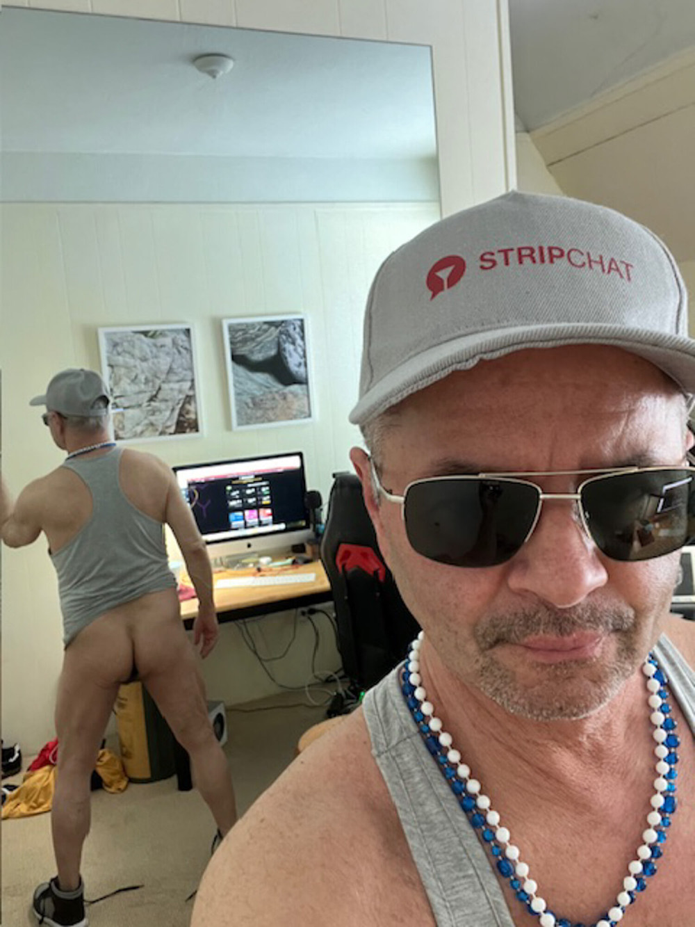 Grey Tank and Cap  #3