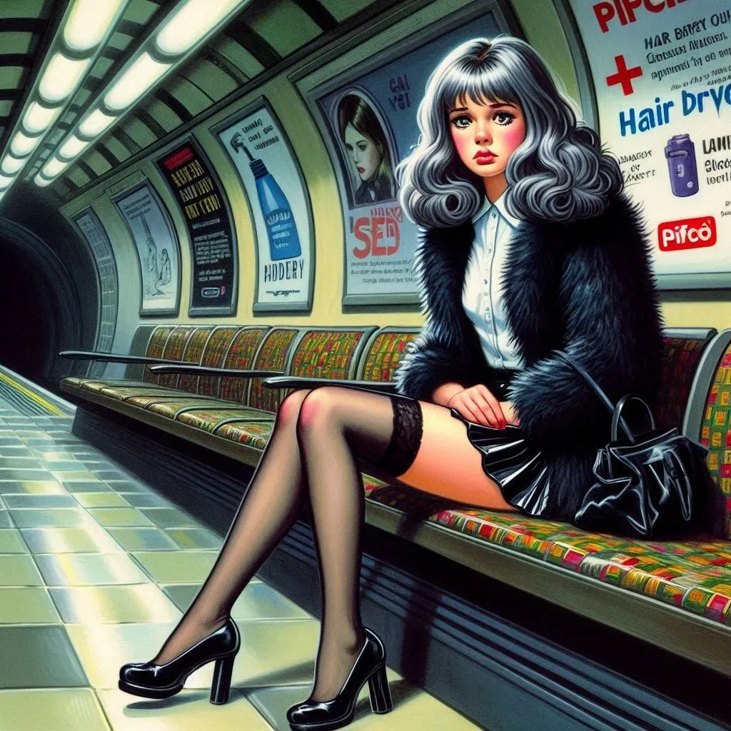 Underground girls in Stockings.