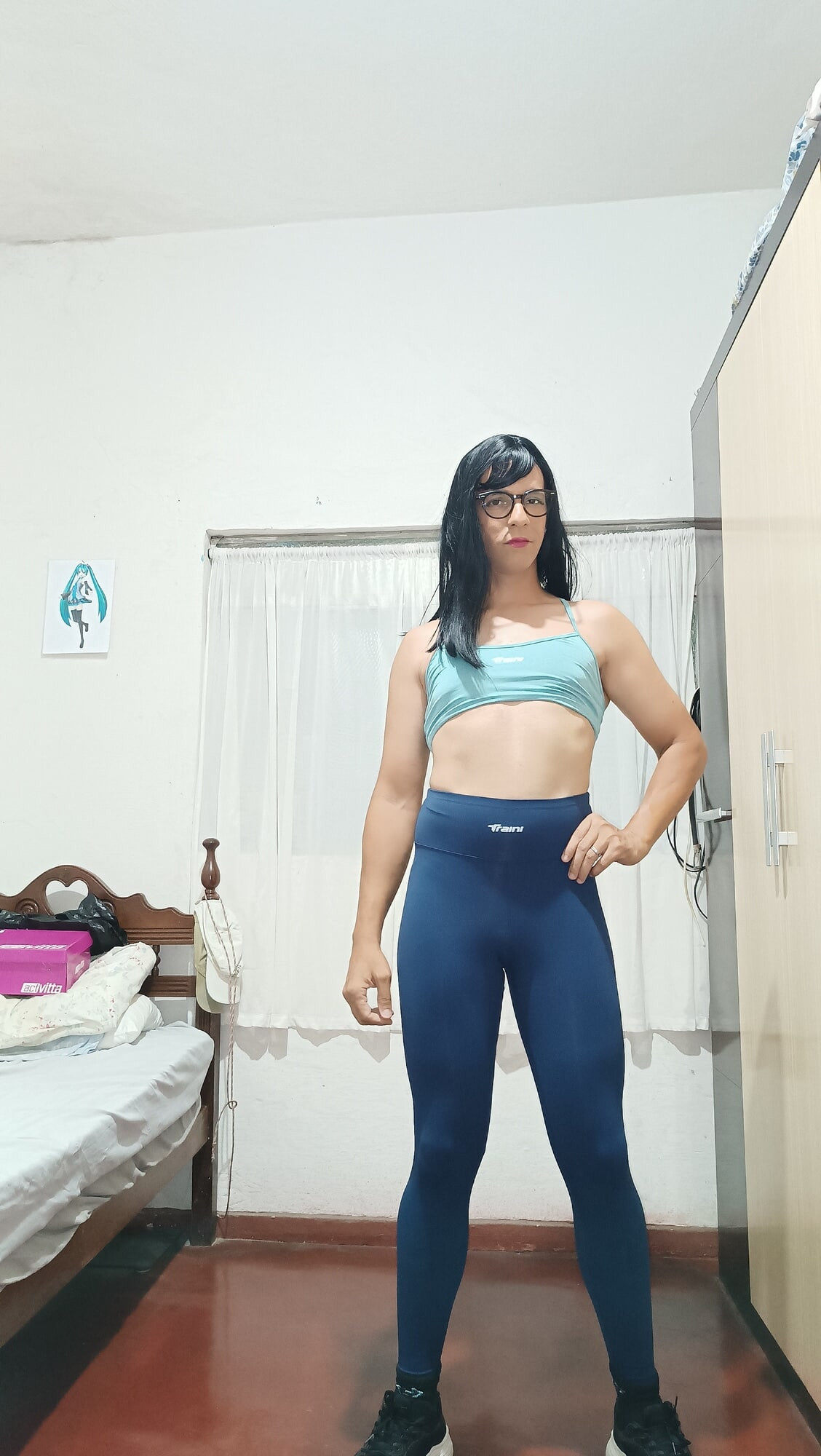 Sakura Nakamura Cute Legging Gym  #15