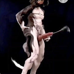 Werewolf cumshot