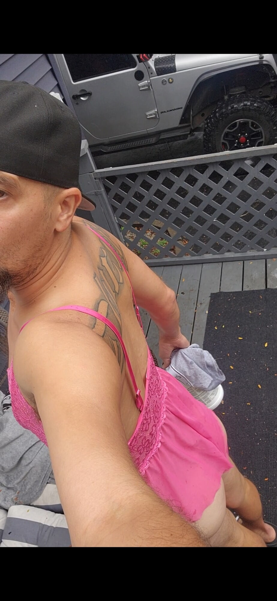 Outdoor sissy fag Ronnie #13