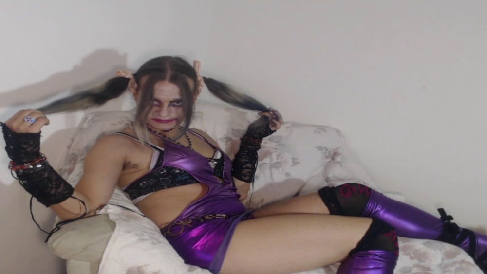 Violet Sissy Bimbo Harley Quinn Uniform Brandynette Aug 2019 #2