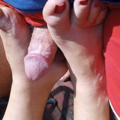 Foot job Pics #1