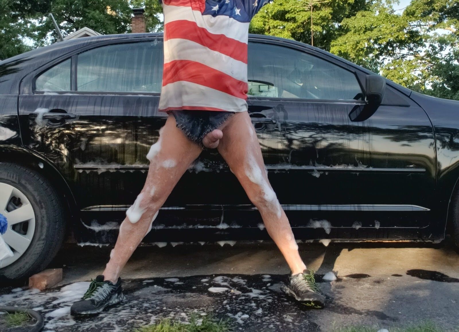 Daisy Duke Shorts Car Wash #12