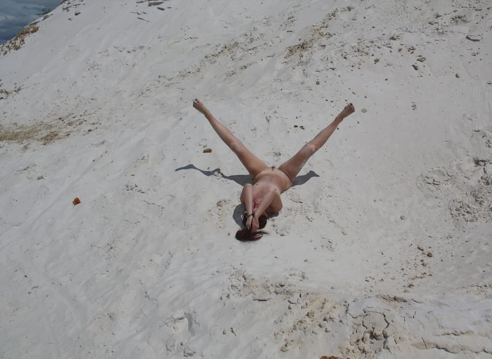 Naked on White Sand #28