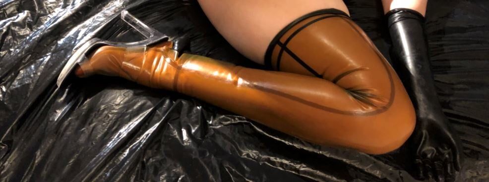 Heels, Latex and clear PVC #19