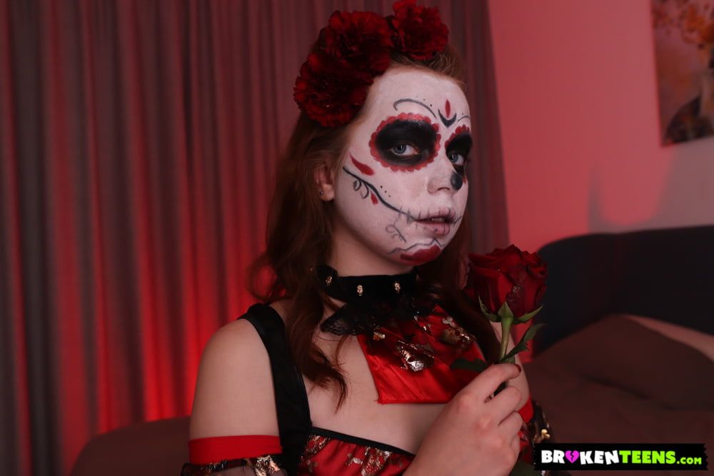 BrokenTeens - Luna Haze Spooky Anal Booty #16