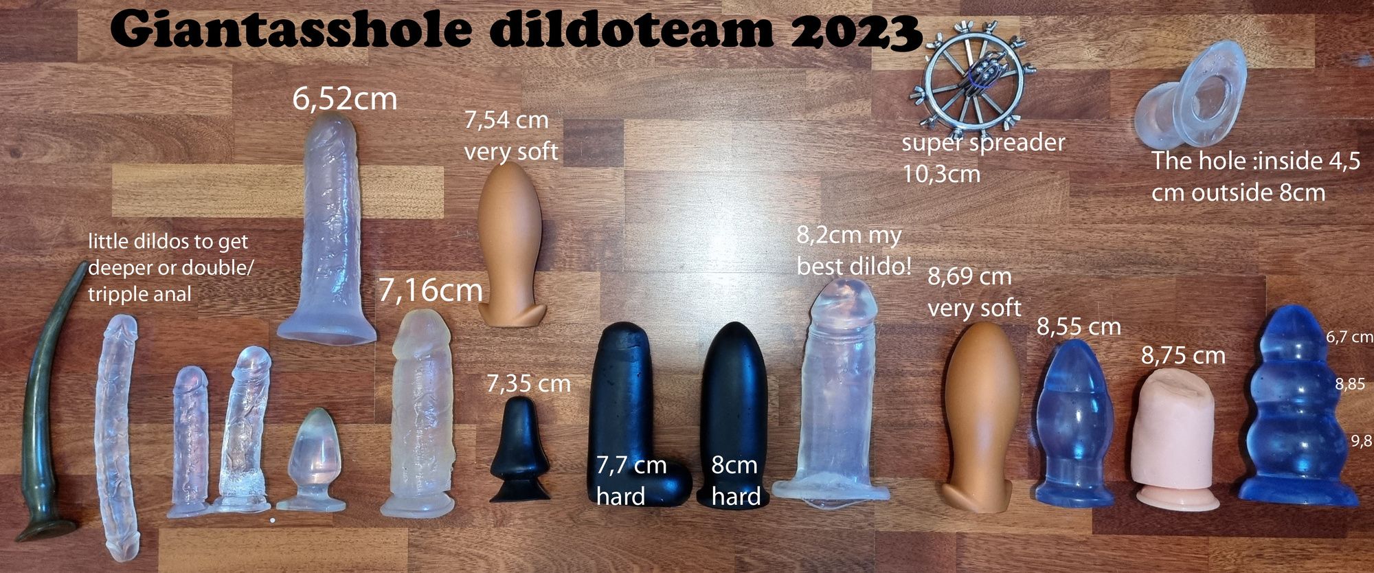 My dildo team 2023 and two new big ass fucker! #2
