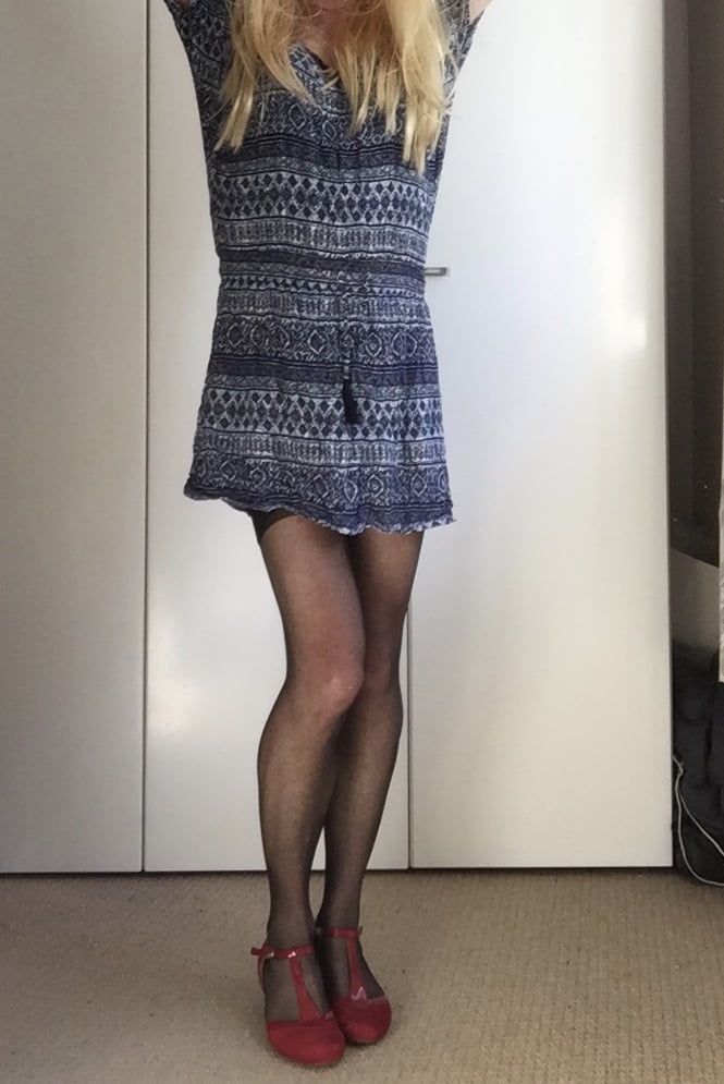 Sarah cd short dress and lingerie
