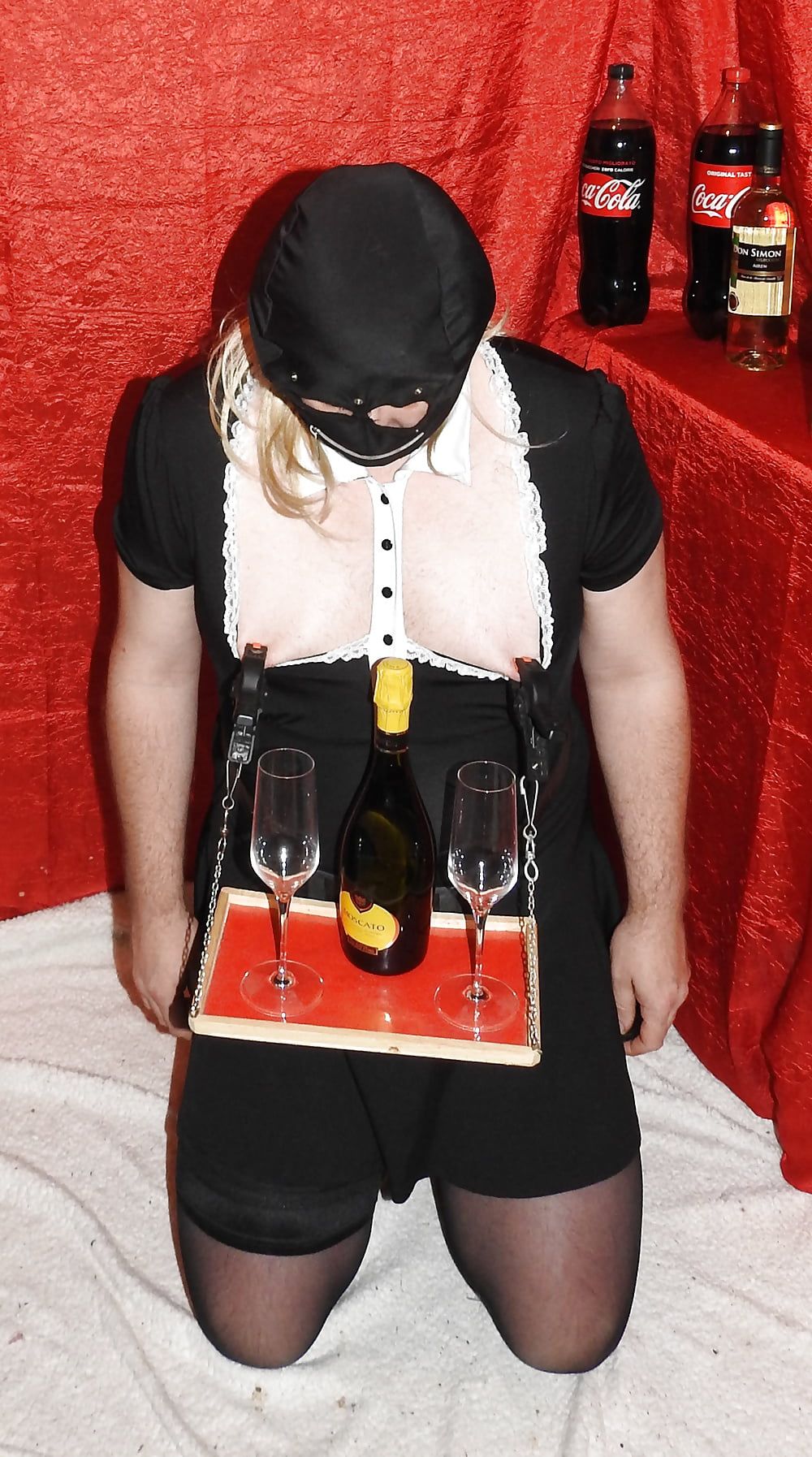 SissyMaid Serve Wine #3