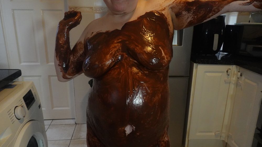 chocolate sauce messy fun #29