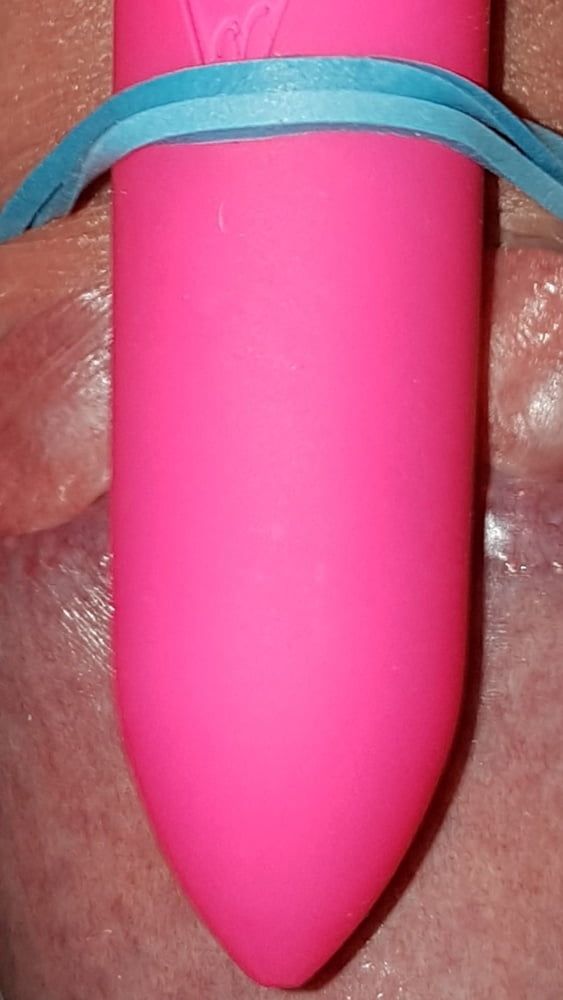 Playing with small vibrator #9