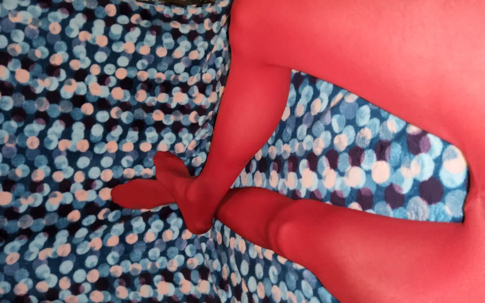 My New Red Pantyhose  #4