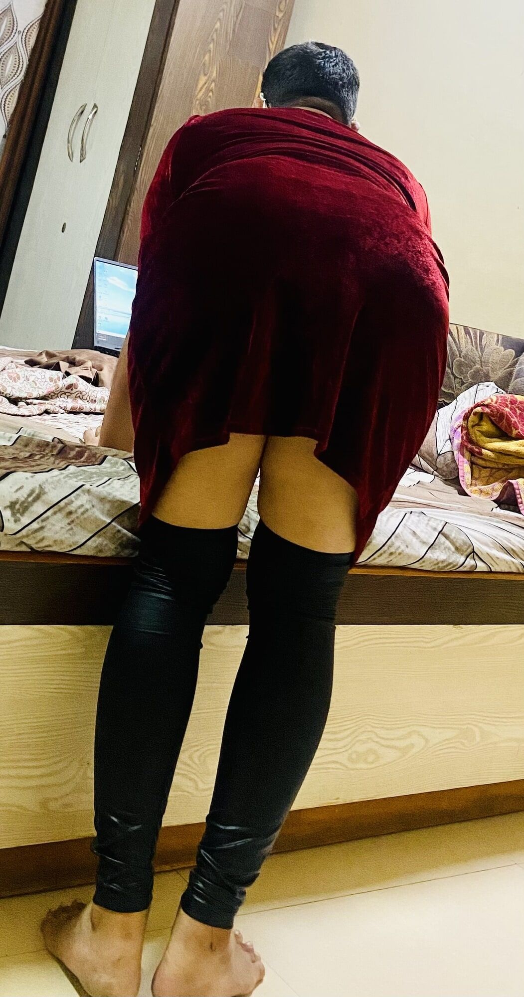 New red dress and panty #45