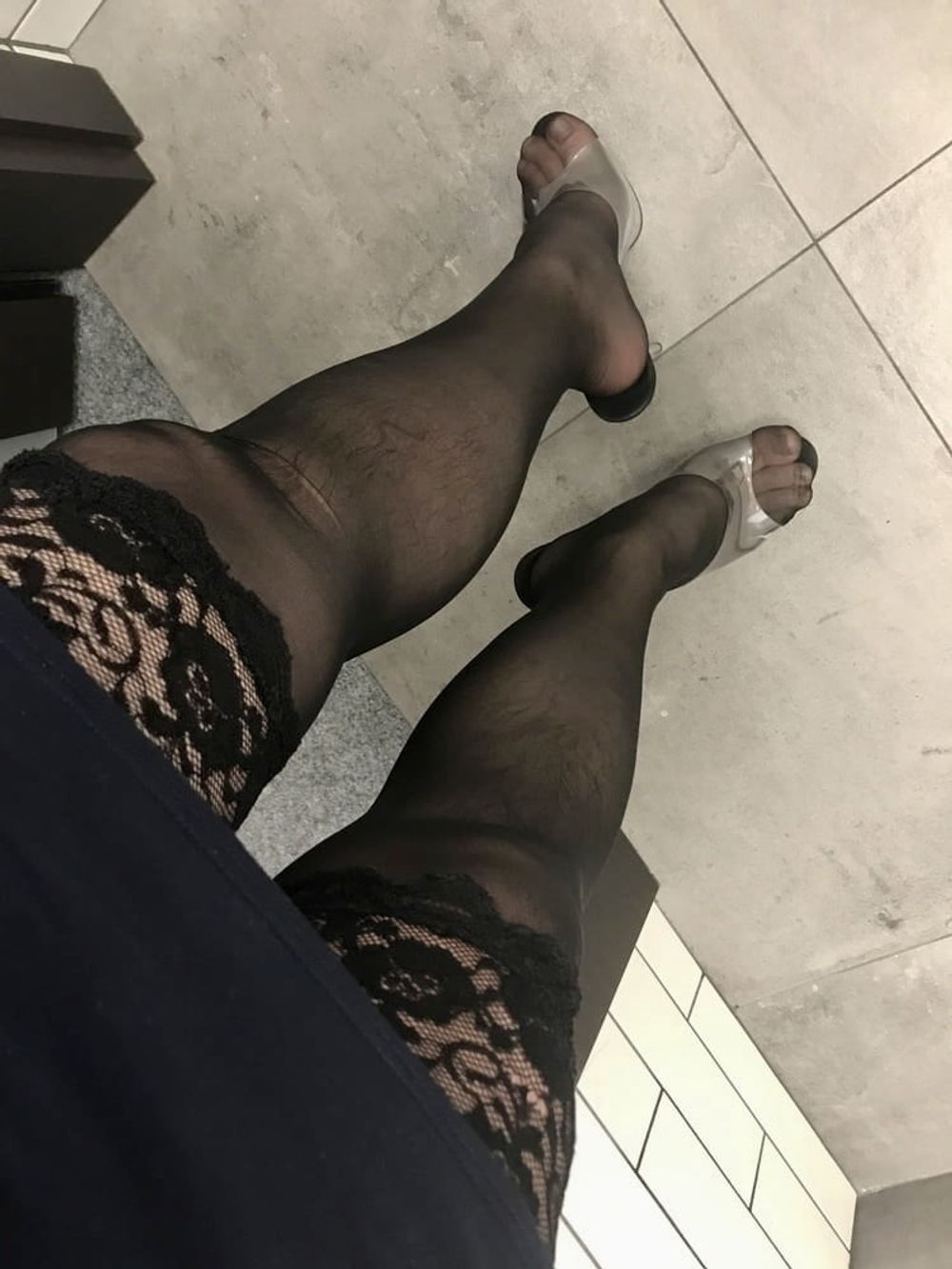 Sexy black stockings #4