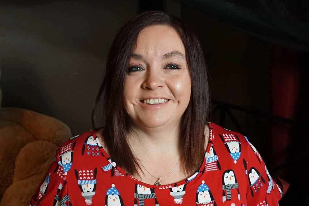 Sexy BBW Christmas Jammies Photoset #12