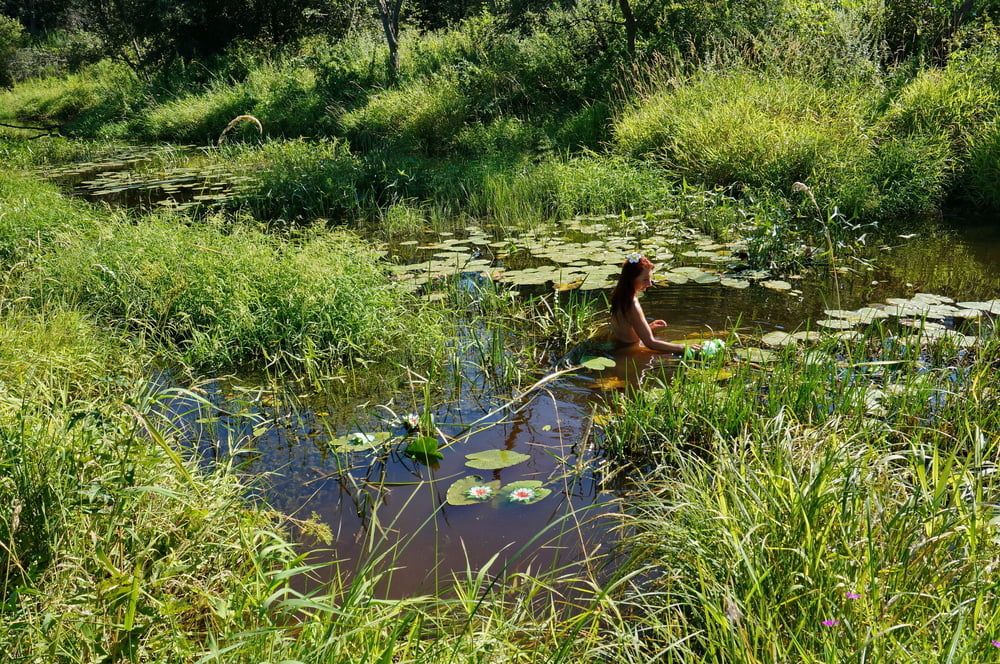 Nude in lazy river #54