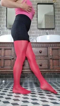 legs in pantyhose tights         