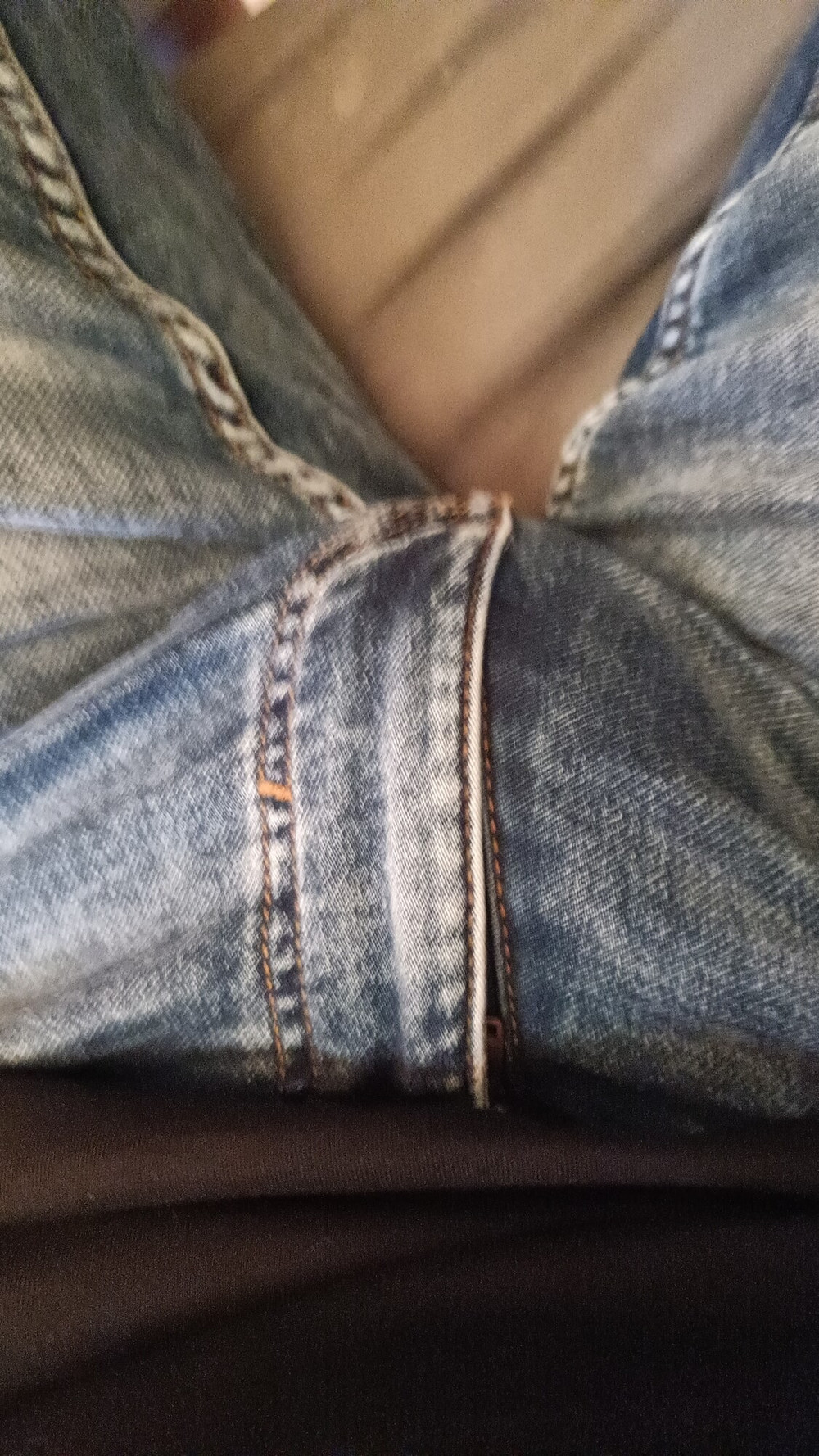 Showing off my horny bulging jeans #13
