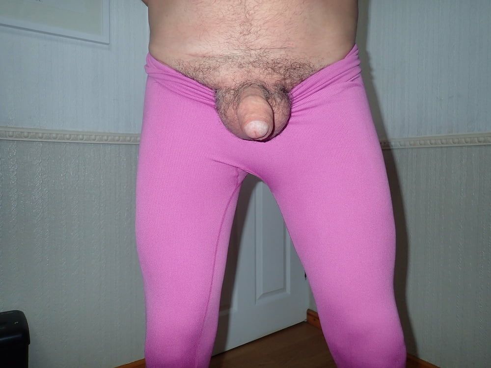 my pink leggings