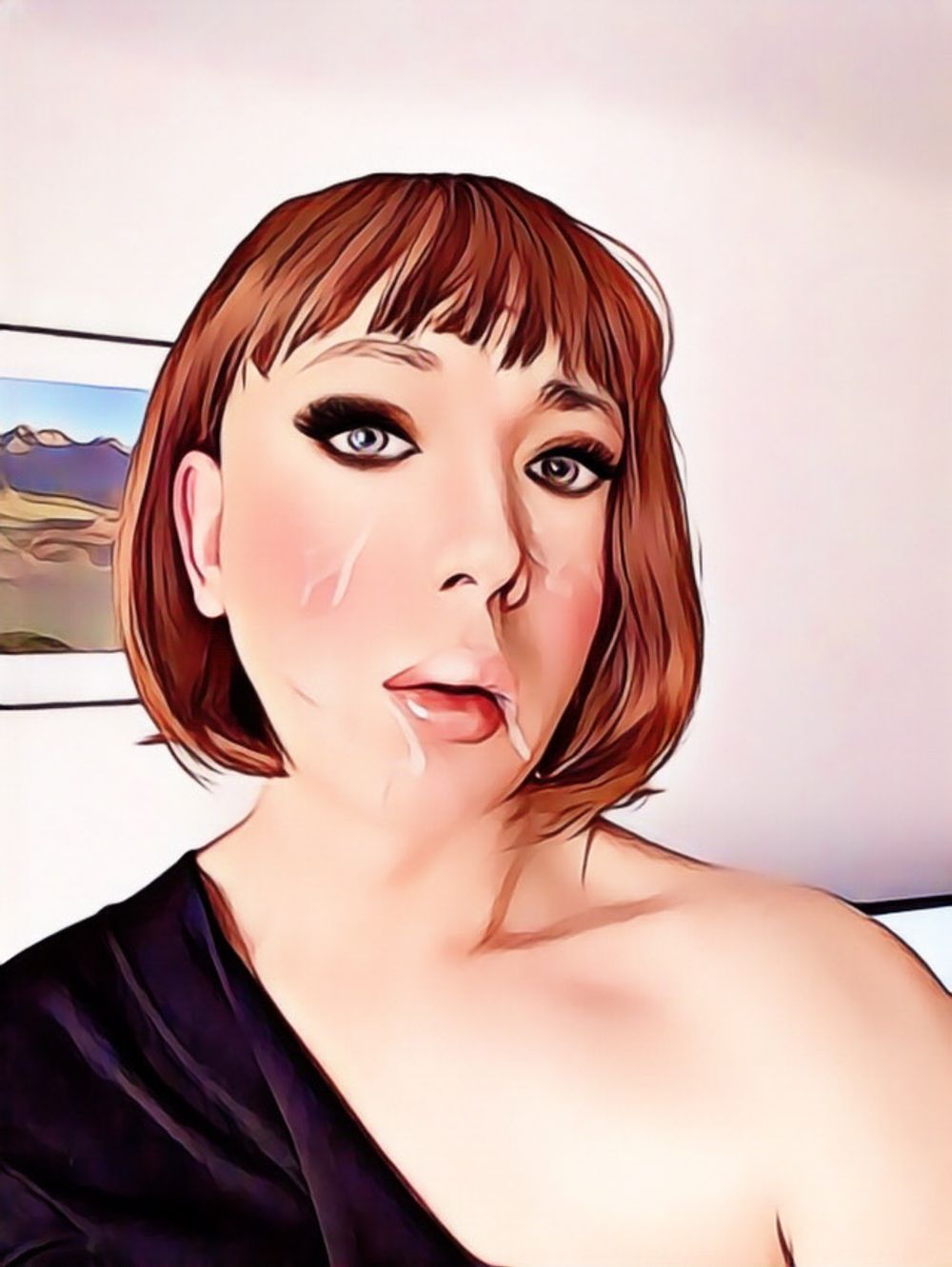 Sissy faggot cartoonized #7