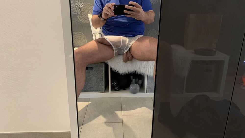 XXL Huge Cock Balls mesh shorts #6