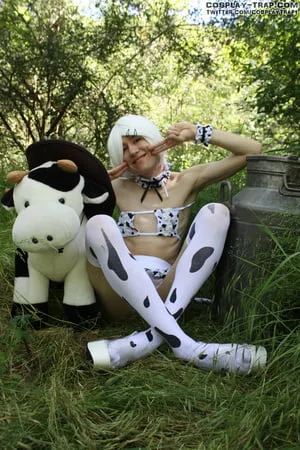 crossdress trap cow in the wild         