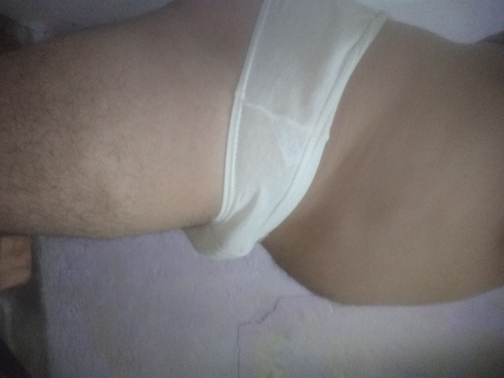 horny white underwear #11