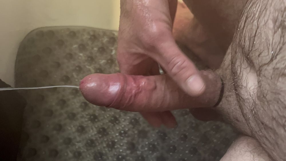 Veiny white uncut cock. #21