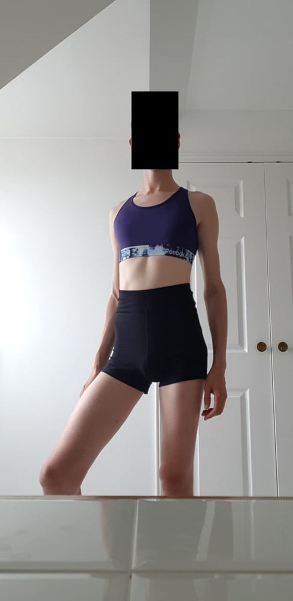 Reebok blue sports bra #20