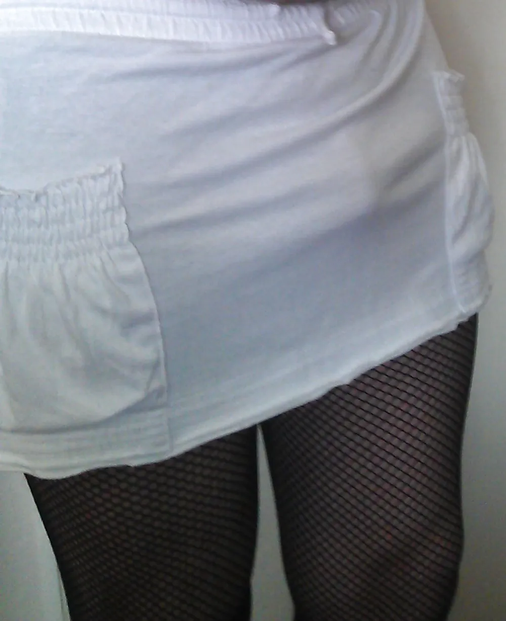 White Mini Skirt #4