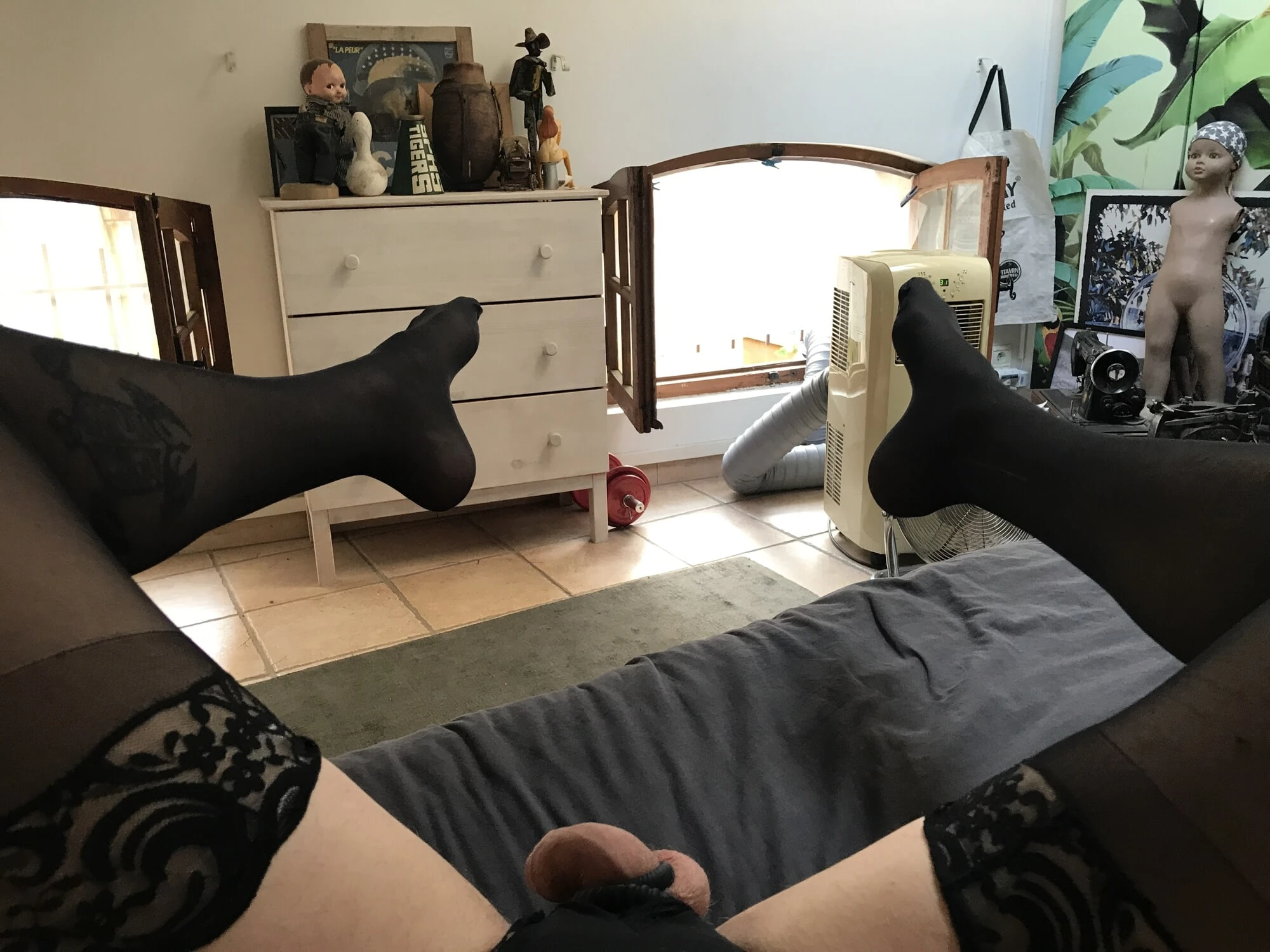 I’m always wearing sexy lingerie when i get home  