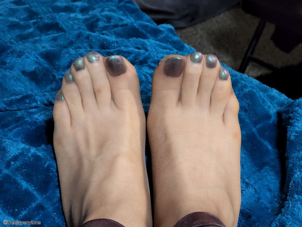 Big Sexy Feet in Pantyhose 2 #16