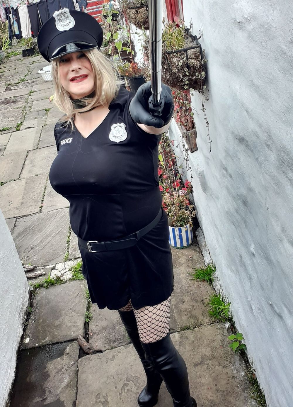 sissy cop outdoors #7