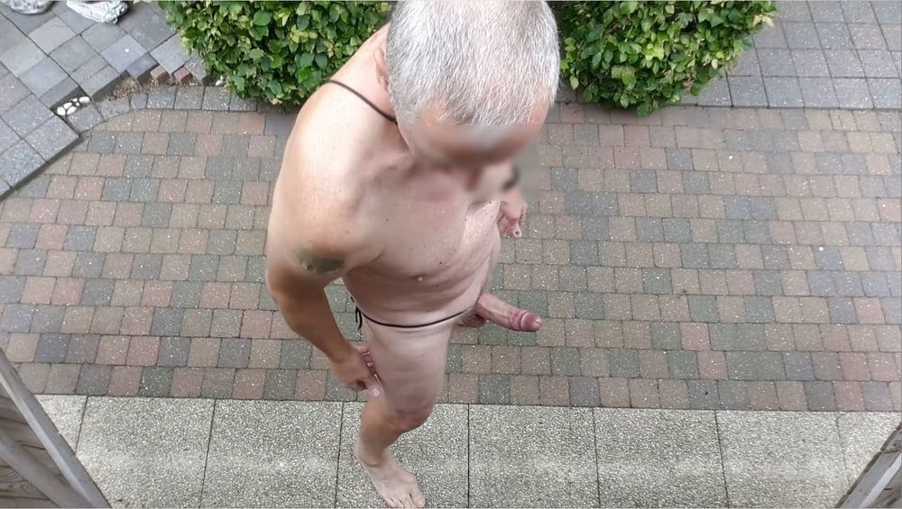 public outdoor exhibitionist bondage jerking show #12