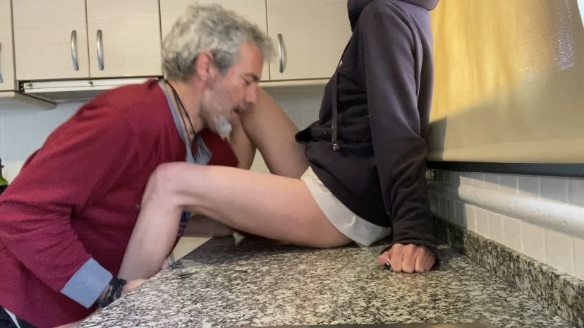 EATING PUSSY AND BLOWJOB IN THE KITCHEN (by WILDSPAINCOUPLE  #11