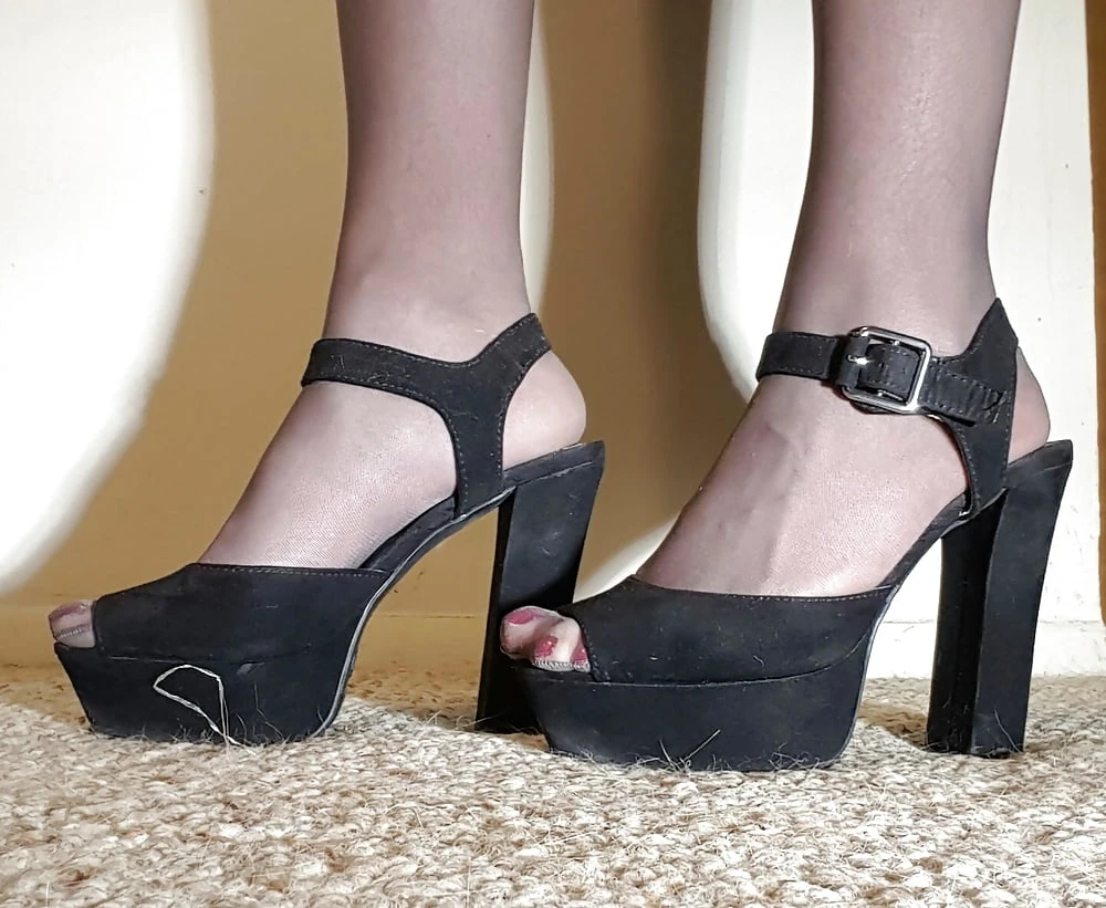 Black Heels and Black Pantyhose #11