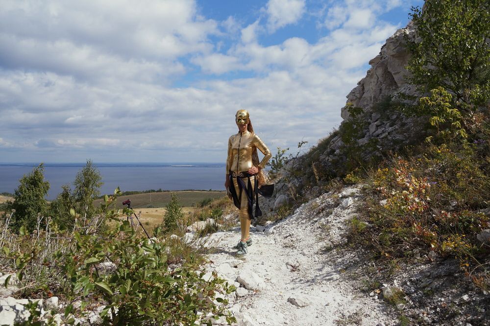 Golden Lady over Volga #4