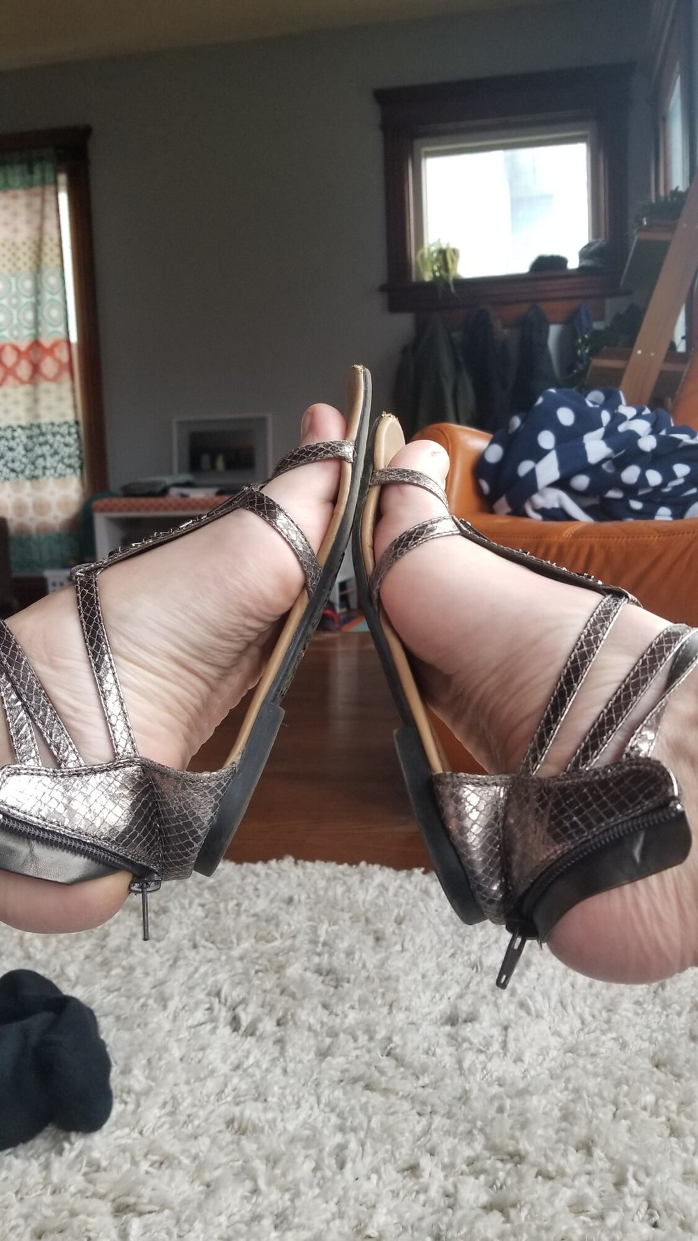 Wearing and Fucking my Girlfriends Shoes #16
