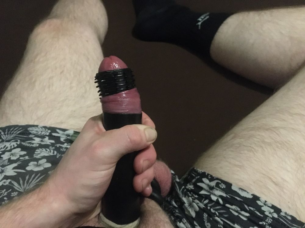 Balls With Rings And Cock With Cocksleeves And Bound #21