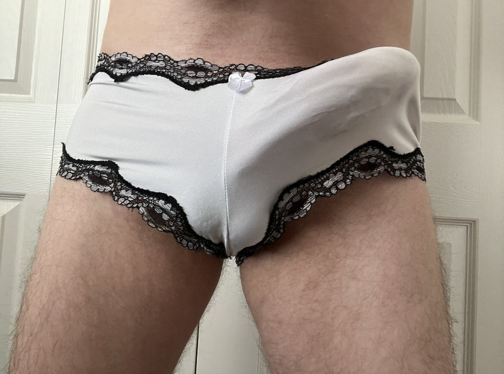 Hard shaved panty buldge #9