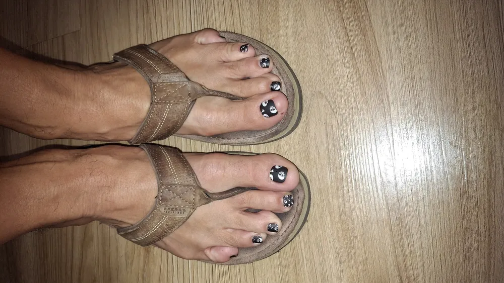 My Pedicured feet